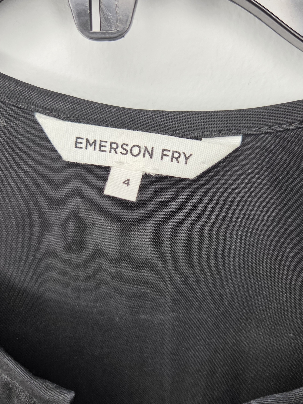 Emerson Fry black sleeveless tencel dress size 4 - Picture 3 of 10